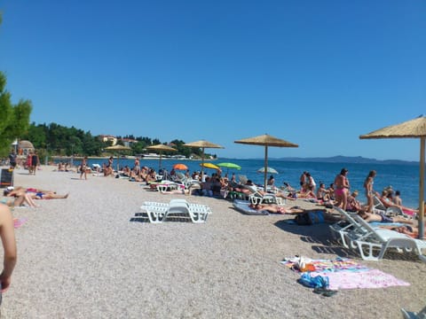 People, Natural landscape, Beach, sunbed