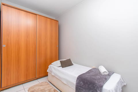 Bed, Photo of the whole room, Bedroom, towels, wardrobe