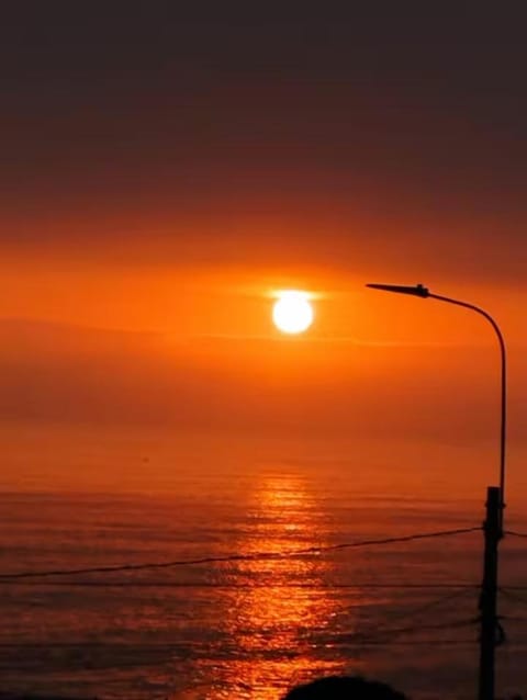 Natural landscape, Sea view, Sunset