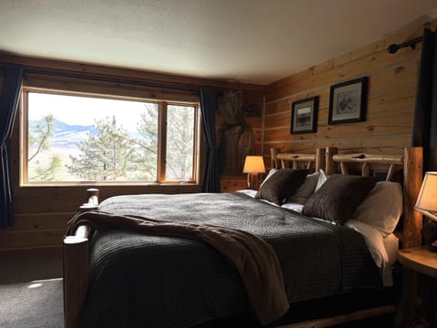 Photo of the whole room, Bedroom, Mountain view