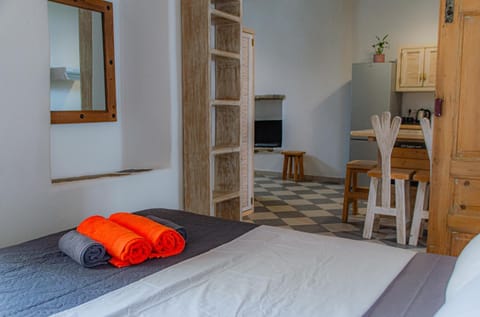 Bed, Photo of the whole room, Bedroom, towels, wardrobe