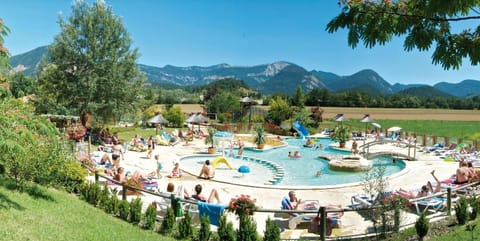 Natural landscape, Children play ground, Aqua park, Mountain view, Pool view, Swimming pool