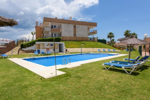 Property building, Living room, Swimming pool