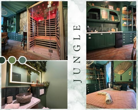 Bed, Kitchen or kitchenette, Bedroom