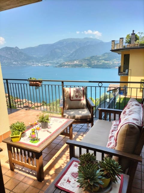 Patio, Spring, Balcony/Terrace, Lake view, Mountain view