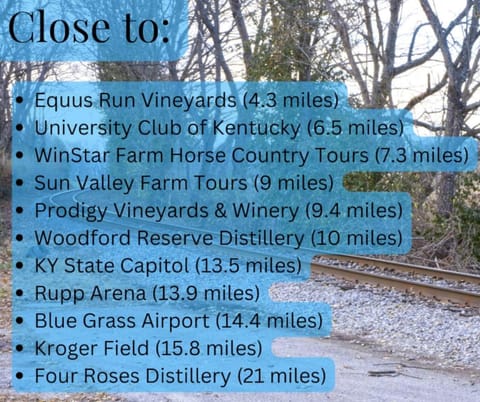 The Bluegrass Railway Inn House in Midway