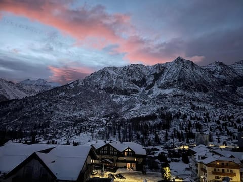 Natural landscape, Winter, Mountain view, Sunrise