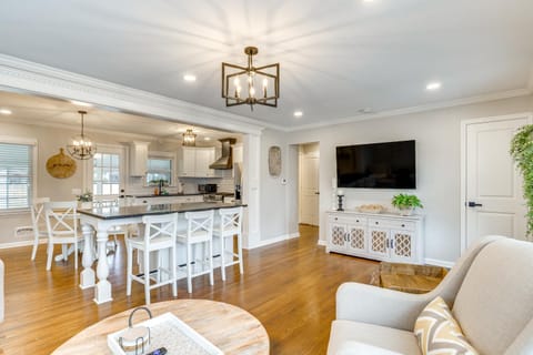 Screened Patio and Fire Pit Modern Westerville Home House in Westerville