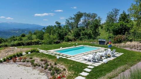 Spring, Natural landscape, Garden, Mountain view, Pool view, Swimming pool, Swimming pool, sunbed