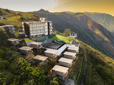 Property building, Natural landscape, Mountain view, Swimming pool