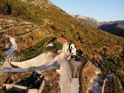 Natural landscape, Bird's eye view, Mountain view