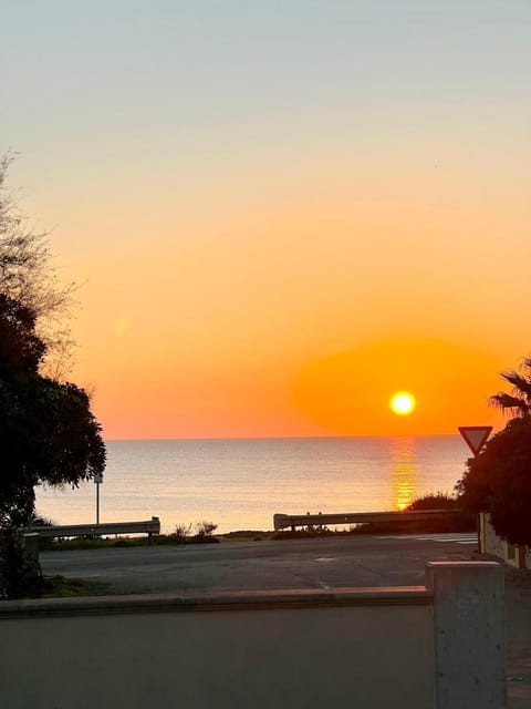 Natural landscape, Sea view, Sunset