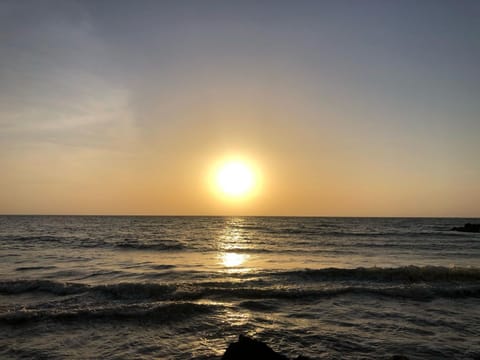 Natural landscape, Sea view, Sunset