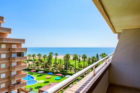 View (from property/room), Balcony/Terrace, Pool view, Sea view, Swimming pool