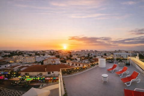 Property building, City view, Sunrise