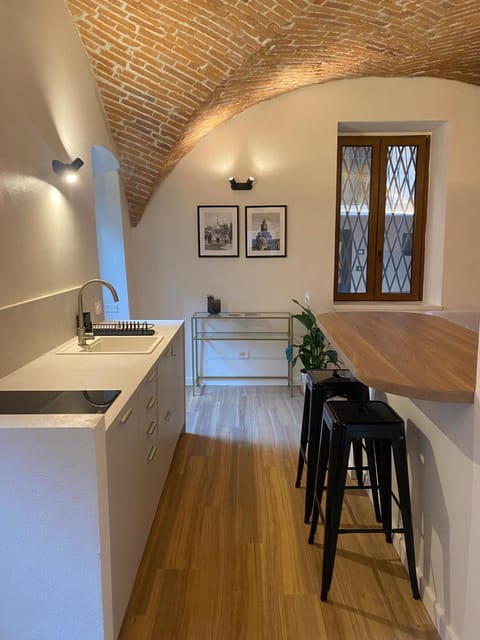 Kitchen or kitchenette, Living room, Dining area, air conditioner