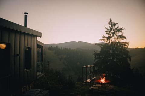Mountain view, Sunset
