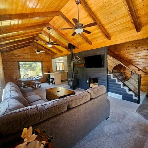 View (from property/room), Living room, fireplace