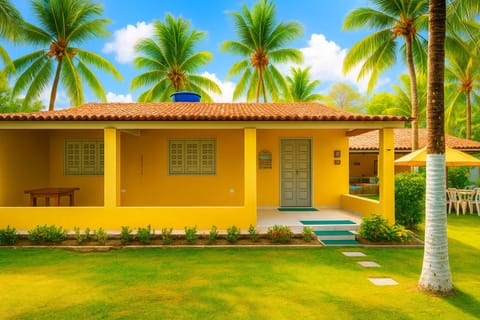 Property building, Spring, Day, Garden