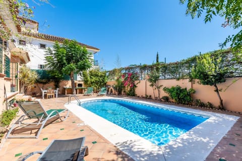 Patio, Day, Balcony/Terrace, Pool view, Swimming pool, sunbed