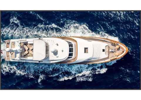 Riva 130 Docked boat in Cannes