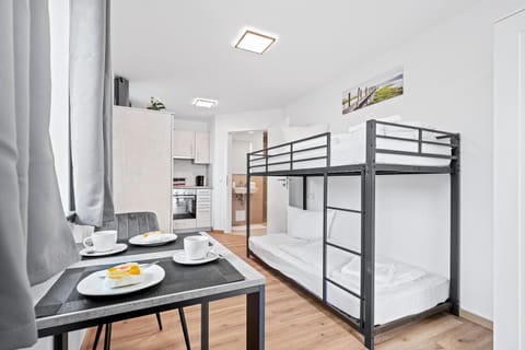 Bed, Kitchen or kitchenette, Photo of the whole room, Bedroom, bunk bed