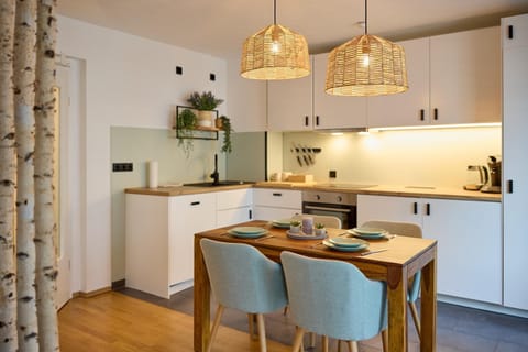 Kitchen or kitchenette, Dining area