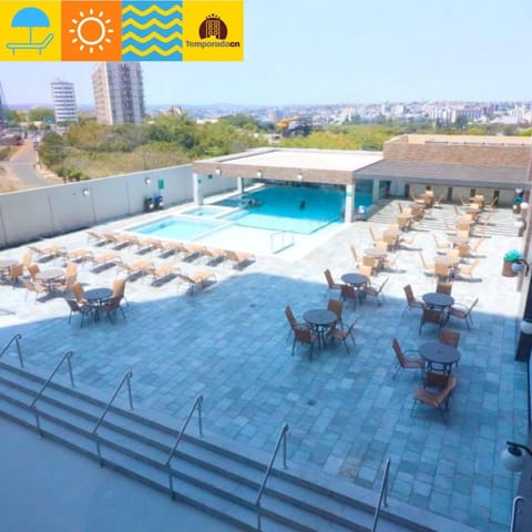 Patio, Day, View (from property/room), Balcony/Terrace, Pool view, Swimming pool, sunbed