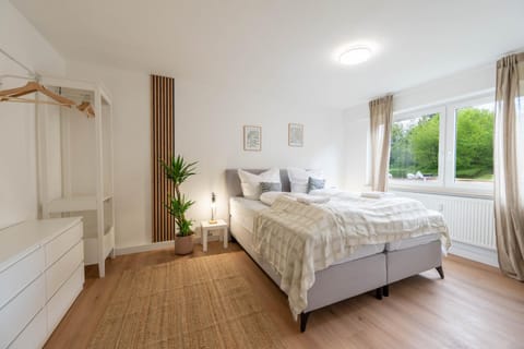 Bed, Photo of the whole room, Bedroom, towels, wardrobe