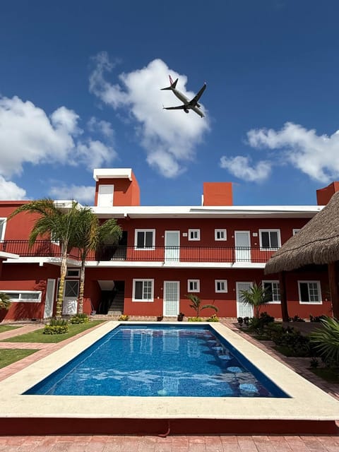 Property building, Pool view