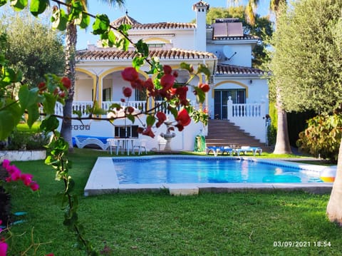 Property building, Patio, Spring, Day, Garden, Garden view, Pool view, Swimming pool, sunbed