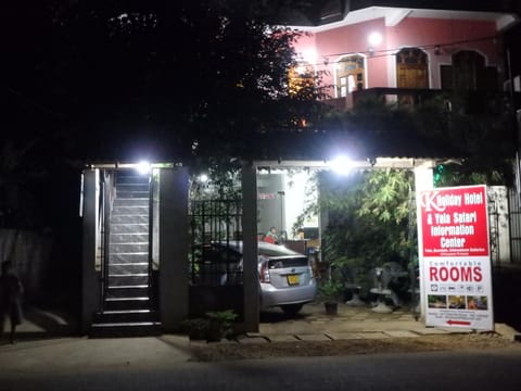 Patio, Facade/entrance, Night, Lobby or reception