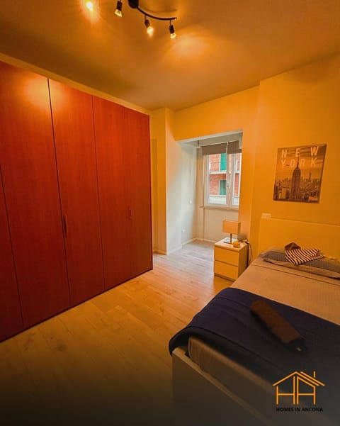 Bed, Photo of the whole room, Bedroom, towels, wardrobe