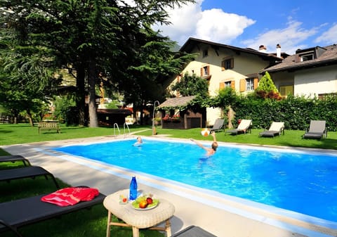 Property building, Living room, Swimming pool