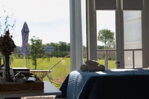 Property building, Seating area, Garden view