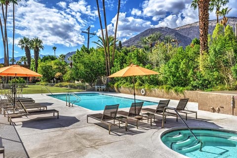 Mountain view, Pool view, Swimming pool, sunbed