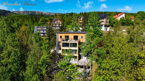 Property building, Natural landscape, Bird's eye view