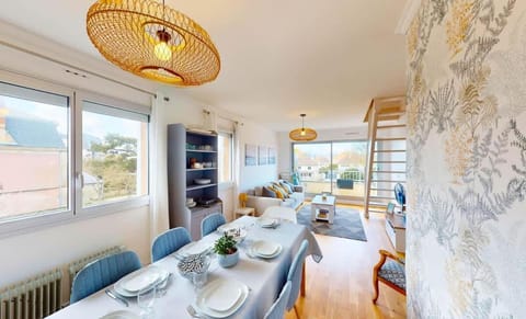 Superbe duplex familial Parking Plage à pied Apartment in Courseulles-sur-Mer