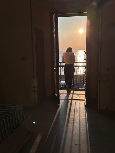Natural landscape, Balcony/Terrace, Sea view, Sunset