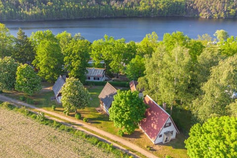 Property building, Natural landscape, Bird's eye view, River view