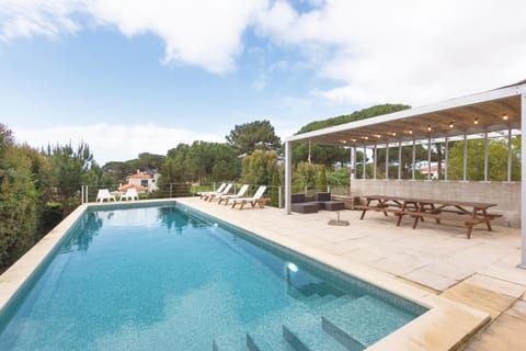 Patio, Day, Pool view, Swimming pool, sunbed
