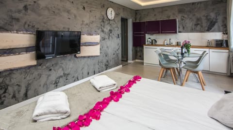 Bed, TV and multimedia, Living room