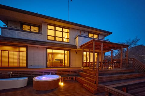 Property building, Night, View (from property/room), Open Air Bath