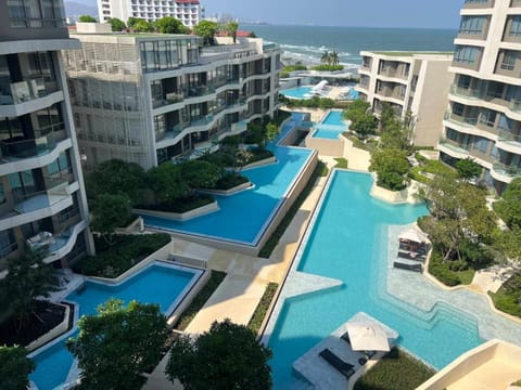 Property building, View (from property/room), Pool view, Sea view, Swimming pool