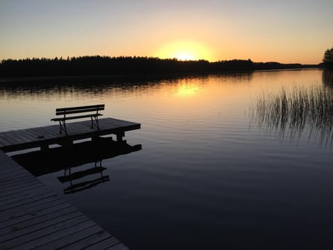 Lake view, Sunset