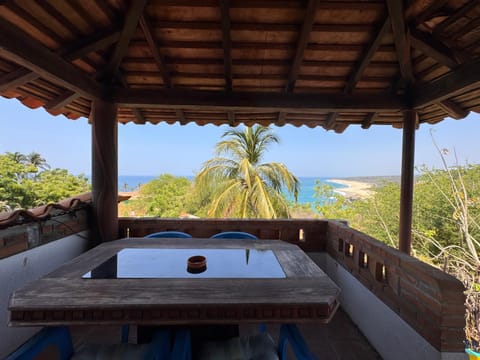 Natural landscape, Seating area, Sea view