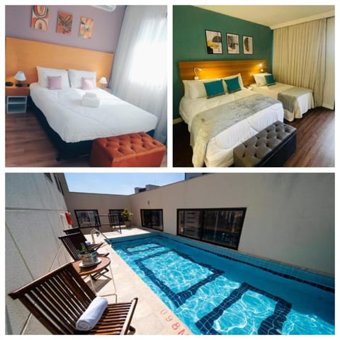 Bed, Photo of the whole room, Bedroom, Swimming pool