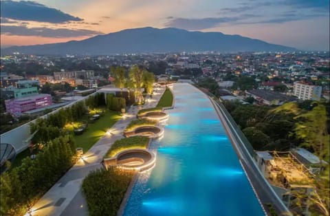 Balcony/Terrace, Aqua park, Swimming pool
