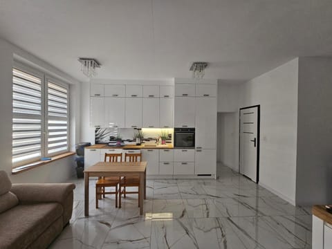 Kitchen or kitchenette, Living room, Seating area, oven
