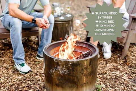 Stunning Tented Cabin with Fire Pit in Des Moines, Iowa Cabin in Ankeny